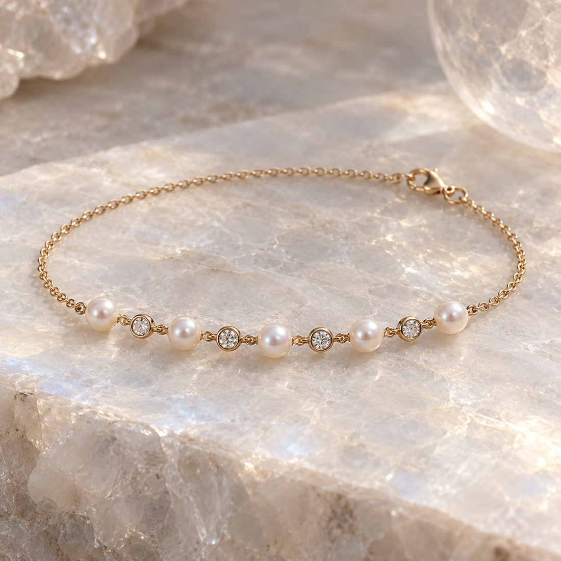 Nacre Line Bracelet hero view