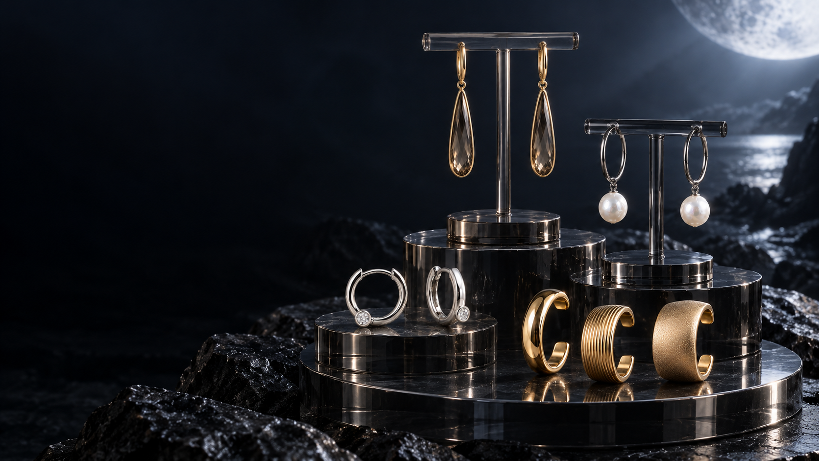 Nocturne Earrings collection