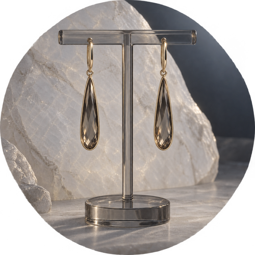 Astra Drop Earrings pair hero view