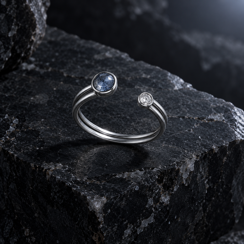 Caelum Twin Arc Ring hero view