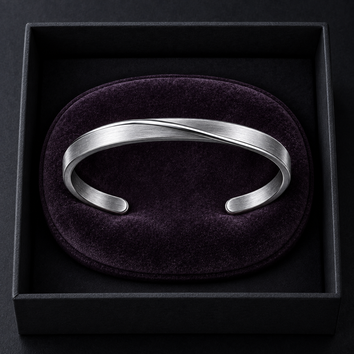 Meridian Open Cuff in presentation packaging