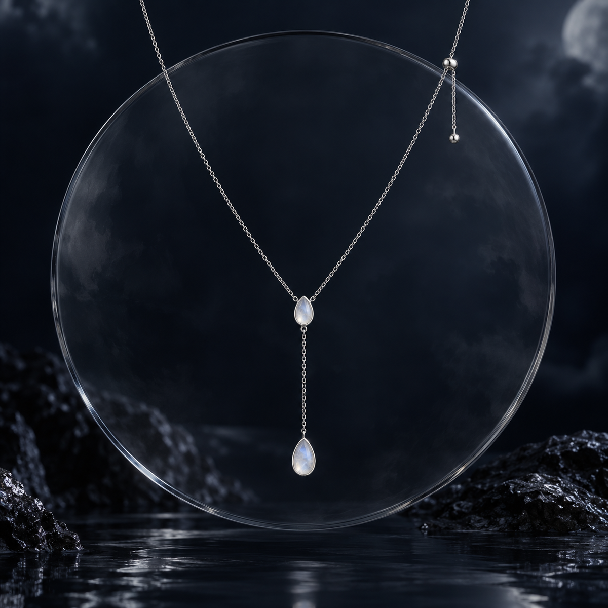 Mira Lariat Necklace hero view