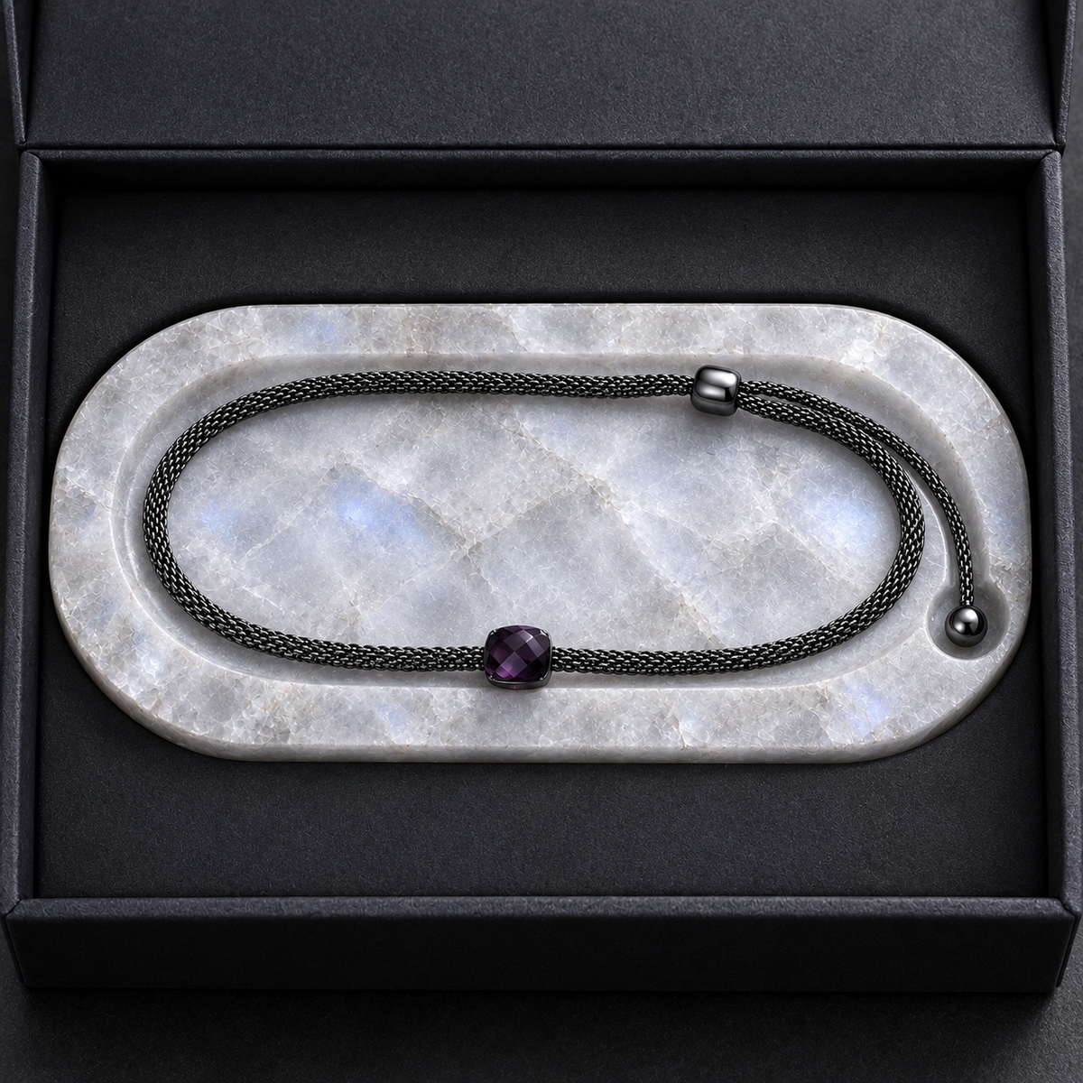 Veil Chain Bracelet in presentation packaging